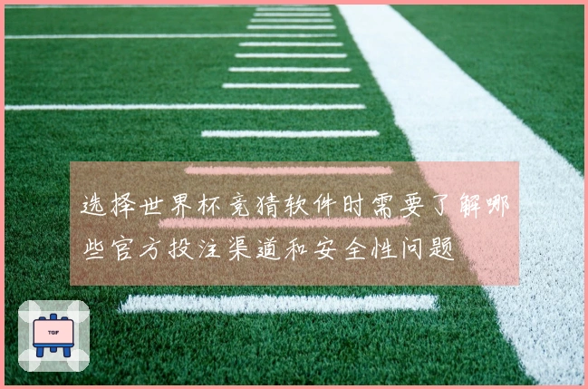 选择世界杯竞猜软件时需要了解哪些官方投注渠道和安全性问题