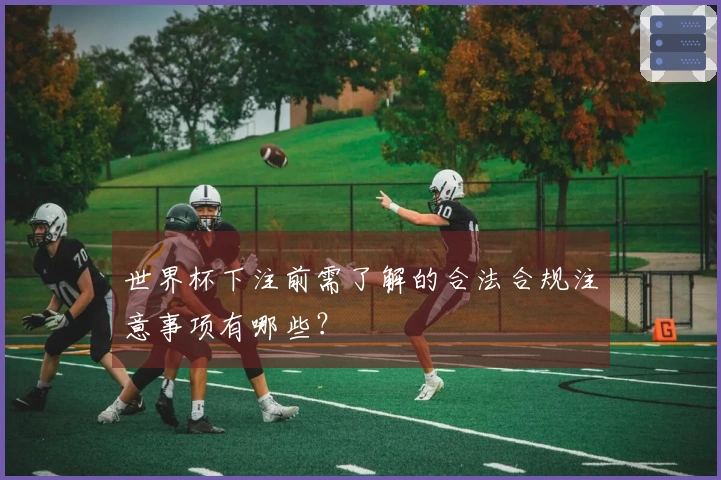世界杯下注前需了解的合法合规注意事项有哪些？